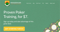 Desktop Screenshot of pokerzion.com